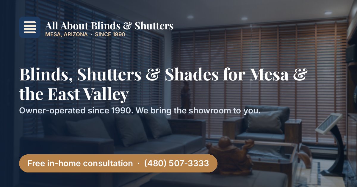 All About Blinds & Shutters